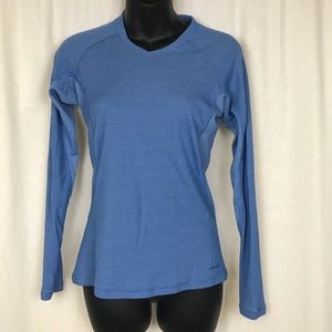 PATAGONIA Capilene Baselayer Blue Long Sleeve Top